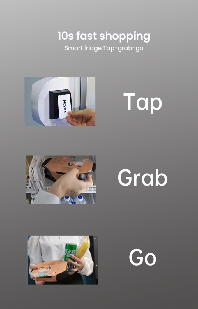 Smart Fridge Ice Cream Vending Machine -18â„ƒ Freezer With Touch Screen Card Reader fast shopping experience