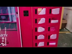 یک کیبورد فلزی رنگ قرمز Smart Combo Venidng Machine Spiral Plus Locker