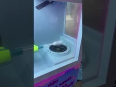 دستگاه فروش نبات پنبه ای Micron Street Food Business با 32 طعم میوه و شکل گل