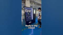 دستگاه فروش خودکار با قفسه در کنار، اضافه کردن قفسه امکان بیشتری را برای فروش محصول بزرگتر فراهم می کند.