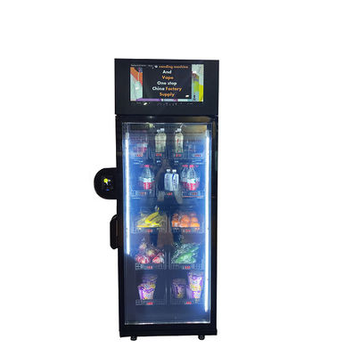 کیفیت  240V Smart Fridge for snack cold drink Vending Machine with nayax card reader کارخانه