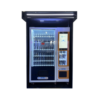 کیفیت  Convenient Snacks Drinks Combo Raincoats Folding Umbrella Vending Machine For Outside Location کارخانه