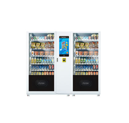 صفحه لمسی 22 اینچی ترکیب میان وعده های غذایی ماشین فروش بزرگ ظرفیت پرداخت بدون پول نقد