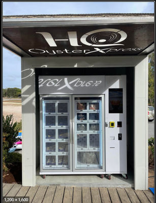 دستگاه فروش خودکار صدف با سیستم خنک کننده و کمد 24 ولت گرمایش الکتریکی ضد بخار