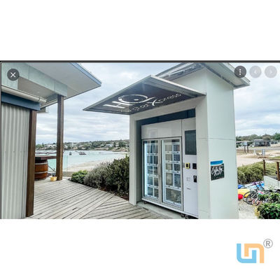 دستگاه فروش گوشت منجمد با برچسب سفید مناسب با ماده خنک کننده R290