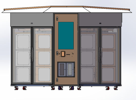 دستگاه فروش گلدان ها با صفحه لمسی 32 اینچی و سیستم خنک کننده 3-20C