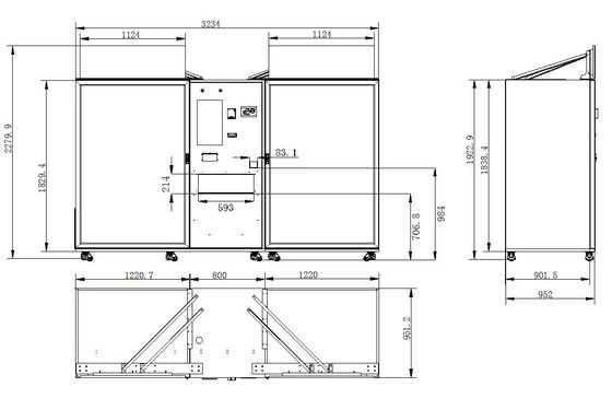 دستگاه فروش آسان با تأیید سن و پرداخت کیف پول الکترونیکی