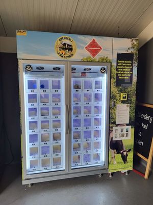 دستگاه فروش محصولات حساس به درجه حرارت -22-20C سیستم خنک کننده پیشرفته