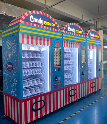 دستگاه فروش مواد غذایی 300 کیلوگرم با سیستم پشتی هوشمند و صفحه لمسی 21.5 اینچی