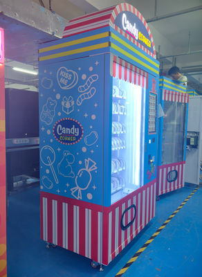 دستگاه فروش خودکار تنقلات با سیستم تأیید سن برای فرودگاه‌ها و ایستگاه‌های راه‌آهن، ابعاد: 1260 میلی‌متر (عرض) * 830 میلی‌متر (عمق) * 1940 میلی‌متر (ارتفاع)