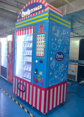 طراحي سفارشي W1260mm*D830mm*H1940mm دستگاه فروش هوشمند براي سبک و مشخصات شما