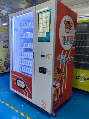 فروشگاه‌های خرده‌فروشی بدون سرنشین، دستگاه فروش خودکار تنقلات با سیستم تبلیغات هوشمند