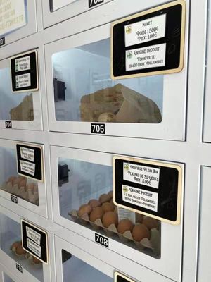 دستگاه فروش خودکار قفل صفحه لمسی گرافیکی سفارشی با نمایشگر 21.5 اینچی و سیستم پرداخت کارت اعتباری راحت