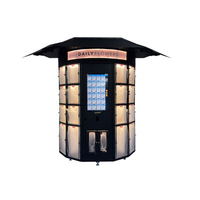 دستگاه فروش گل های تازه با کد QR گزینه های پرداخت