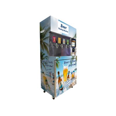 کارت سیم 4G / دستگاه فروش آبجو سرد LAN W97 * D66 * H205 Cm برای دسترسی به اینترنت