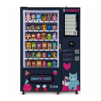 Smart Pet Supply Vending Machine with Side Lockers: The Ultimate 24/7 Automated Pet Store