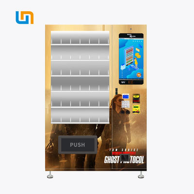 ماشین فروش دیسک فیلم دی وی دی سی دی با درب شیشه ای دوگانه، ماشین فروش کتابخانه، میکران