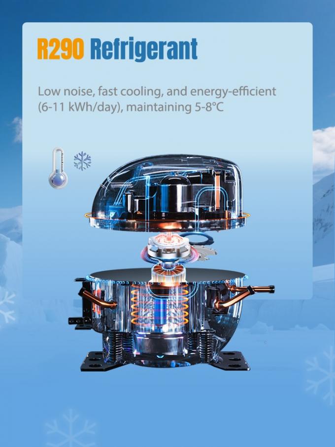 Self-service 5-8℃ Fresh Cold Beer Vending Machine with 4 Beer Options for Bars Cafeterias